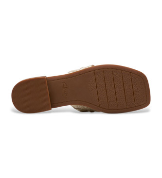 Clarks Sandlias Ariany Mule douradas