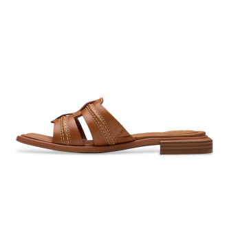 Clarks Sandaler i lder Ariany Mule brown