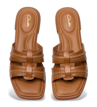 Clarks Sandaler i lder Ariany Mule brown