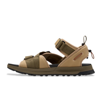 Clarks Sandlias ATL Trek Tide bege, verde