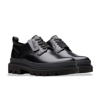 Clarks Badell Lace ldersko sort