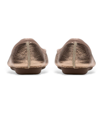 Clarks Freckle Ice ballerinaer i guldlder