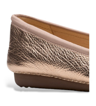 Clarks Freckle Ice ballerinaer i guldlder
