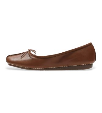 Clarks Bailarinas de Piel Freckle Ice marrón