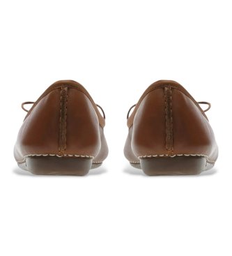 Clarks Bailarinas de Piel Freckle Ice marrón