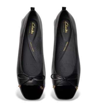 Clarks Ballerine in pelle nera Ubree15 Poppy