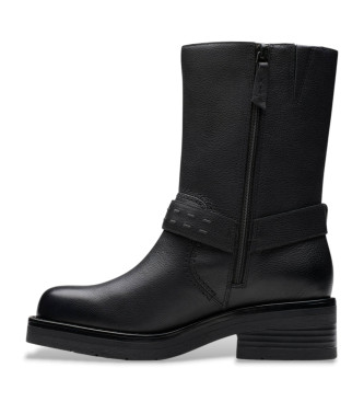 Clarks Botas de couro Rebelle Up preto