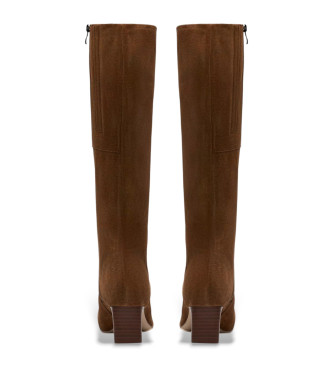 Clarks Botas de Piel Edina Tall marrn