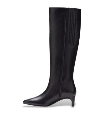 Clarks Botas de Piel Edina Tall negro