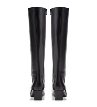 Clarks Botas de Piel Edina Tall negro