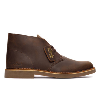 Clarks Botines de piel Desert Bt Evo marrn
