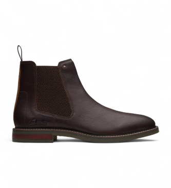 Clarks Jaxen Easy brune ankelstvler i lder
