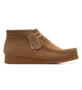 Clarks Botines de piel WallabeeEVO BT marrn