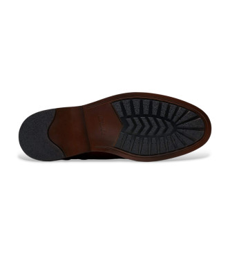 Clarks Aldwin Cap Leather Ankle Boots brown
