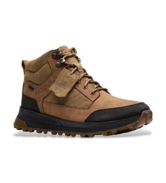 Clarks ATL Trek Hi Gore-Tex Leather Booties Brown