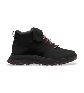 Clarks Stivali da trekking in pelle nera AATL Trek Boot GORE-TEX