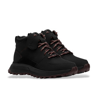 Clarks Stivali da trekking in pelle nera AATL Trek Boot GORE-TEX