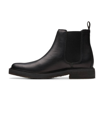 Clarks Botins Clarkdale Easy em pele preto
