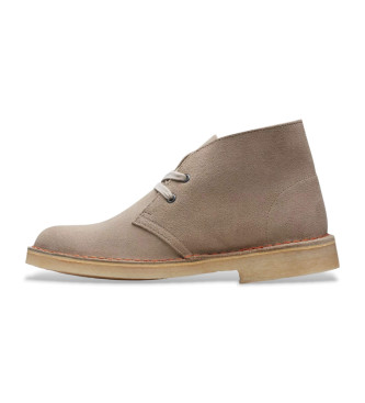 Clarks Beige Lederstiefeletten von Desert