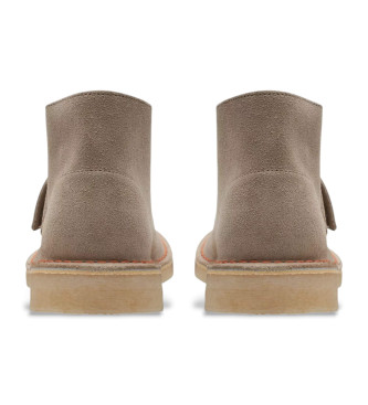 Clarks Beige Lederstiefeletten von Desert