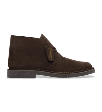 Clarks Desert Evo Leather Ankle Boots brown