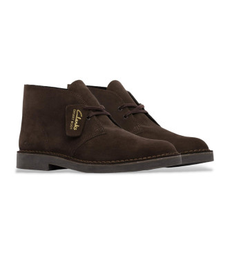 Clarks Desert Evo Leather Ankle Boots brown