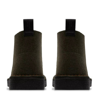 Clarks Bottines en cuir vert Desert Loden