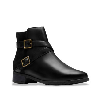 Clarks Havisham Bay Usnjeni gležnjarji črni