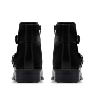 Clarks Havisham Bay Usnjeni gležnjarji črni