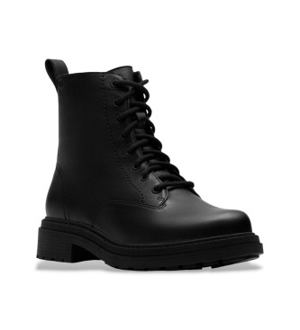 Clarks Orinoco3 Usnjeni gležnjarji Style black