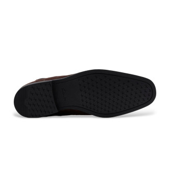 Clarks Bottines en cuir Paulton Easy, marron