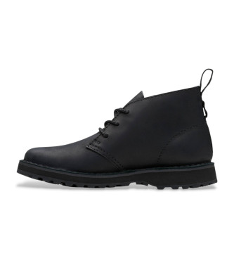 Clarks Solsbury DB bottines en cuir noir