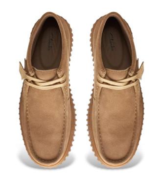 Clarks Torhill Hi brown leather ankle boots