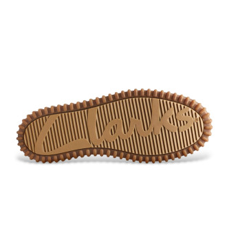 Clarks Torhill Hi brown leather ankle boots
