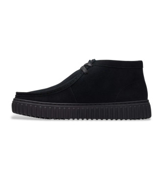 Clarks Torhill Hi leather ankle boots black