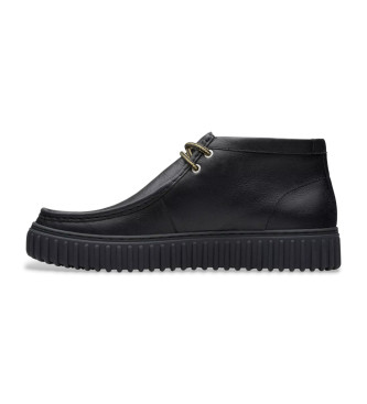 Clarks Bottines en cuir Torhill Hi noir