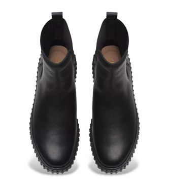 Clarks Bottes en cuir Torhill Maple noir