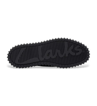 Clarks Bottes en cuir Torhill Maple noir