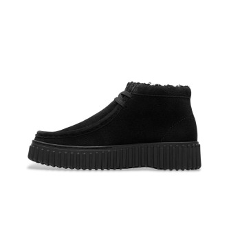 Clarks Torhill Moss Usnjeni gležnjarji črni