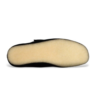 Clarks Wallabee leather ankle boots black