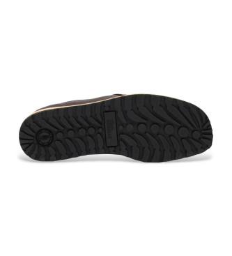 Clarks Bottines en cuir Wallabee Scout, marron