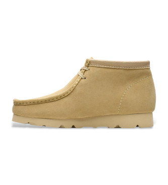 Clarks Stivali in pelle gialla WallabeeBT GTX