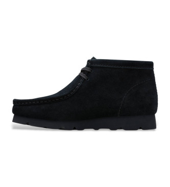 Clarks Stivali in pelle nera WallabeeBT GTX