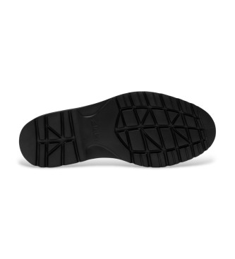Clarks Bottes en cuir  fermeture clair Weltridge, noires