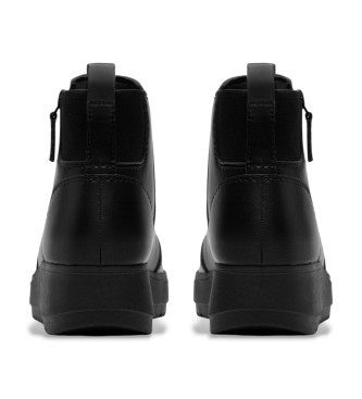 Clarks Zylah Willow Leren Enkellaarsjes zwart