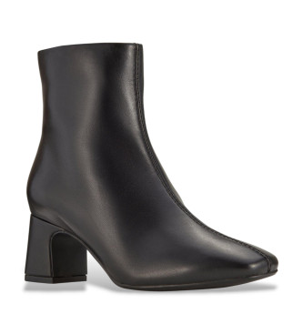 Clarks Stivaletti Fernie Zip in pelle nera