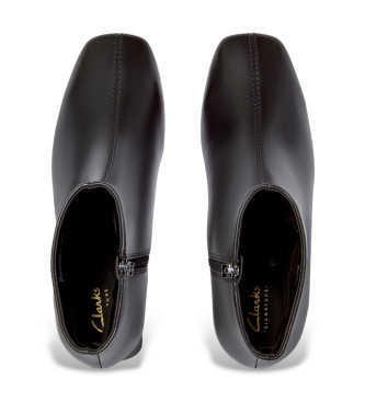 Clarks Stivaletti Fernie Zip in pelle nera