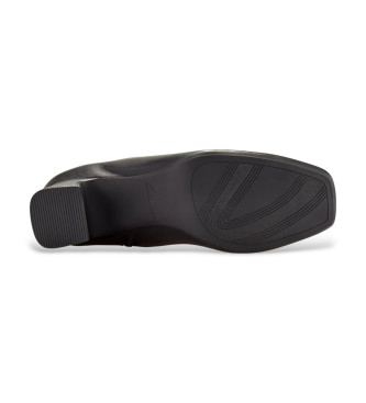 Clarks Stivaletti Fernie Zip in pelle nera