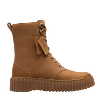Clarks Botines de Piel Torhill Style marrn