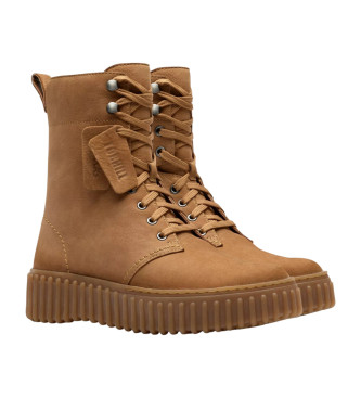 Clarks Botines de Piel Torhill Style marrn